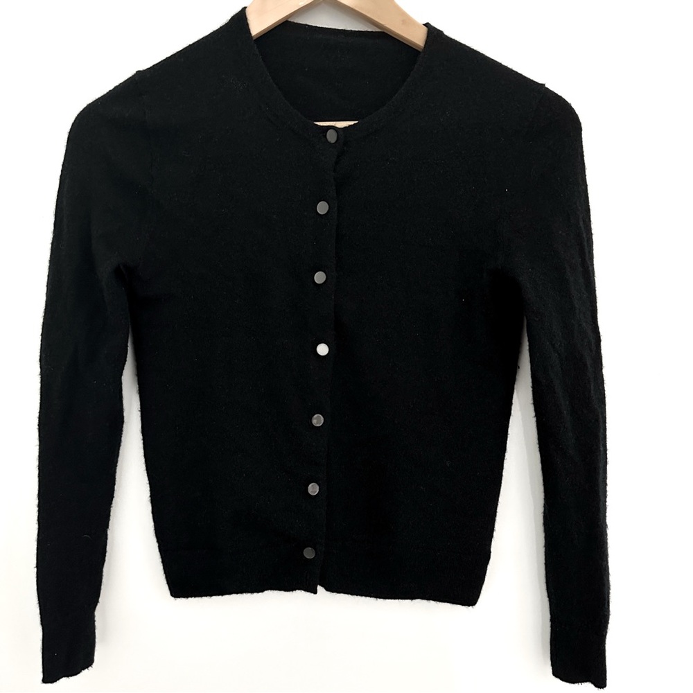 Jcrew cashmere cardigan xs in black